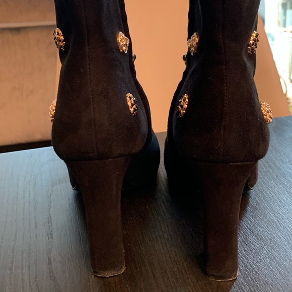 Uterque ankle boots with embellishments size 10.5 - Picture 3 of 4